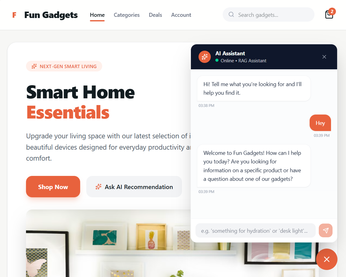 E-Commerce AI Assistant